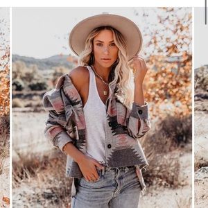 Adorable “Shacket” - never worn. Love the style but unfortunately didn’t fit me.